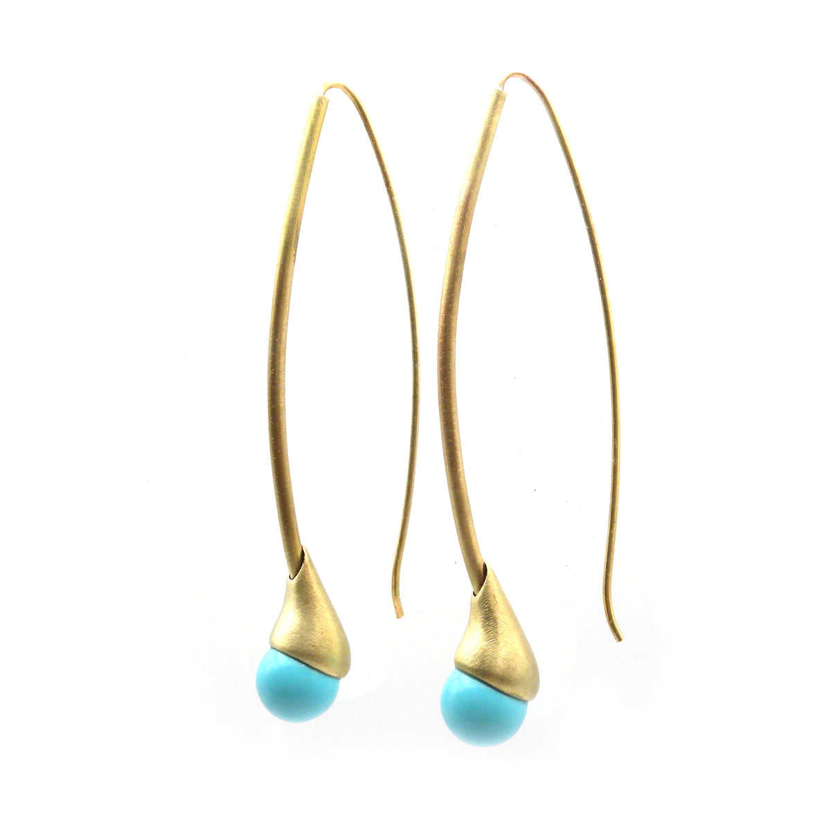 Turquoise Cones Earrings