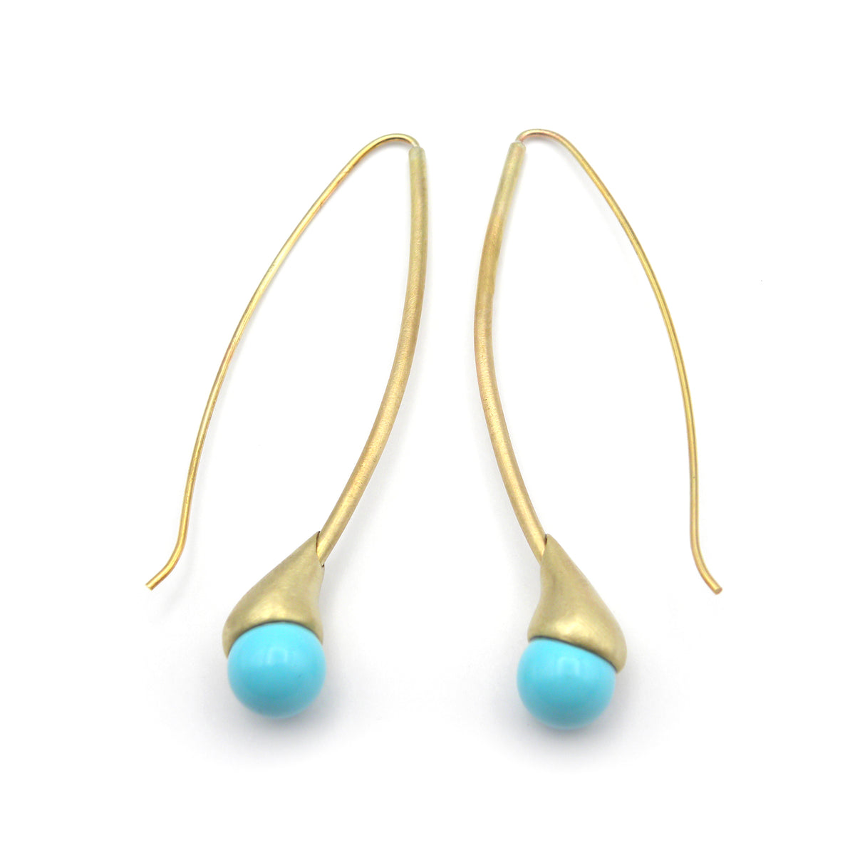 Turquoise Cones Earrings